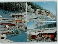 72270 W7292 Tonbach - Hotel Waldlust in verschneiter Landschaft