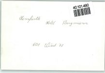 34549 W3593 Hemfurth FOTO KEINE AK Haus Bergmann