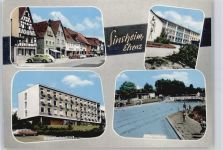 74889 W6920 Sinsheim , Elsenz - Krankenhaus , Schwimmbad , Schule