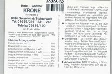 96160 W8614 Geiselwind - Hotel Krone