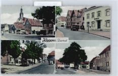 61381 W6382 Köppern , Taunus - Baum Kirche Straße Auto