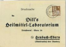 96106 W8603 Ebern - Dill's Heilmittel Drucksache