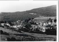 61389 W6384 Arnoldshain - Foto Berg Wald Feld Haus