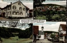76332 W7506 Bernbach , Schwarzw - Gasthaus Zur Blume