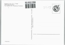 34326 W3509 Neumorschen - Gasthaus Horn Feld Treppe
