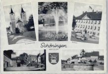 38364 W3338 Schöningen - Kirche, Rathaus, Stadtpark, Burg, Markt