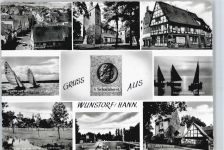31515 W3050 Wunstorf - Kirche Meer Schwimmbad Rathaus