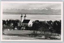 82327 W8132 Tutzing - Kirche, See, Berge