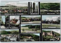 69429 W6935 Schollbrunn , Odenw - Katzenbuckel, Heidelberg, Mühle Höllgrund, Fluss, Brücke