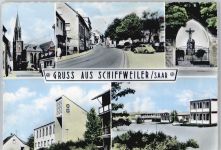 66578 W6685 Schiffweiler - Kirche Auto Kreuz