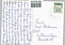 97437 W8728 Haßfurt - Panorama Fluss Wappen