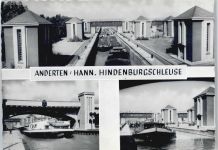 30159 W3001 Anderten , Kr Hannover - Hindenburgschleuse, Schiff