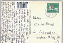 64569 W6085 Nauheim , Kr Groß-Gerau - Rathaus Kirche Auto
