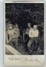 Foto-Karte Schützengraben WK I