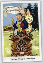 Triberg , Uhr Leporello