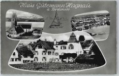 88709 W7759 Hagnau am Bodensee - Kirche, Pension Gutemann, Gesamtansicht