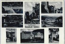 99762 O5501 Neustadt /Harz - Talsperre, Kurpark, Haus Lebenswende, Ruine, Gesamtansicht, Toreingang
