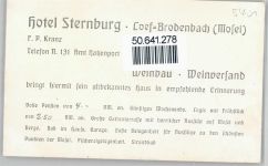 56332 W5401 Löf - Hotel Sternburg