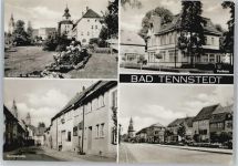 99955 O5822 Bad Tennstedt - Rathaus, herrenstraße, markt, Kurhaus