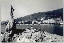 Opatija Abbazia - Badeinsel, Teilansicht AKU2