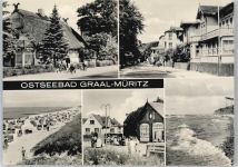 18181 O2553 Graal-Müritz , Seeheilbad - Siedlung, Strand AKU2