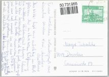 98724 O6426 Lauscha - Gesamtansicht, Freibad, Gasthaus AKU2