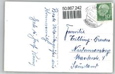 95692 W8591 Konnersreuth , Oberpf - Neues Friedhofskreuz, Kirche, Haus der Therese Neumann