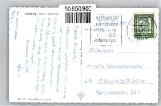 66424 W6650 Homburg , Saar - Brunnen, Marktplatz