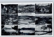 54531 W5562 Manderscheid , Eifel - Niederburg, Horngraben, Meerfeler Maar, Mosenberger Maar, Weinfelder Maar, Jugendherberge, Gemünder Maar