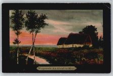Abend im Moor Kunstgeschichte Worpswede Künstlerkarte