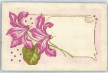 Prägedruck Blume