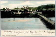 84529 W8261 Tittmoning - Sandbank , Brücke