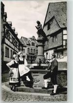 56333 W5406 Winningen , Mosel - Weinhexenbrunnen, Trachten