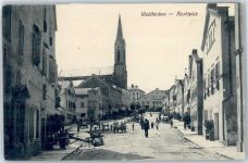 94065 W8392 Waldkirchen , Niederbay - Marktplatz, Kirche