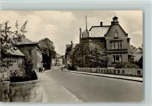 98646 O6110 Hildburghausen - Leninstraße mit Werrabrücke