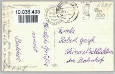61273 W6393 Saalburg , Taunus, Bahnhof - Hotel Restaurant