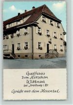 79299 W7801 Wittnau , Breisgau - Gasthaus zum Hirschen Hexental