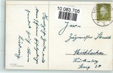 56653 W5471 Maria Laach , Eifel Künstlerkarte Abtei Maria-Laach Klosterweiher Schwäne