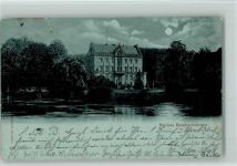 99894 O5804 Reinhardsbrunn 1898 Mondschein Schloss Reinhardsbrunn