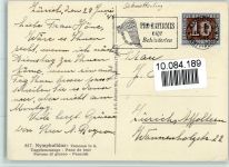 Nr. 617 Jean Zeltner - Tagpfauenauge Schmetterling 1945 Künstlerkarte