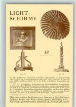 Werbung Kretschmar Nr 18 Lichtschirm Lampe