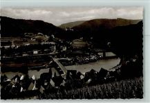 56379 W5409 Obernhof , Lahn - Ortsansicht mit Kloster Arnstein