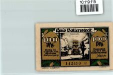 06493 O4303 Ballenstedt - Notgeld 100 Pf. Zwergenkönig Muck