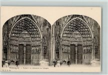 Köln um 1900 - Kathedrale Stereobild