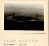 26486 W2946 Wangerooge , Nordseebad FOTO KEINE AK Luftaufnahme Gesamtansicht Foto montiert auf Karton