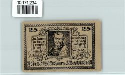 Kanth Katy Wroclawskie - Notgeld Fürst Blücher v. Wahlstatt