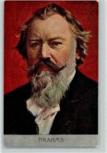Kunstverlag Max Sinz 2. Folge Nr. 14 Brahms - gute Erhaltung AK Brahms, J.