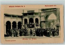 Offiz. Karte Nr. 9 - Passionspiele 1900 AK Passionsspiel