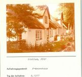 25938 W2270 Nieblum FOTO KEINE AK Friesenhaus Foto montiert auf Karton