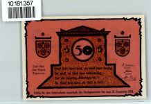 17166 O2050 Teterow - Notgeld Reutergeld Brunnen